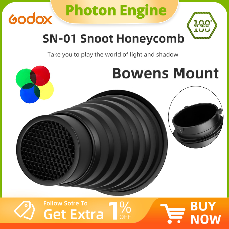 Photography Lighting Kit Godox - GODOX SN-01 Bowens Snoot Grande para