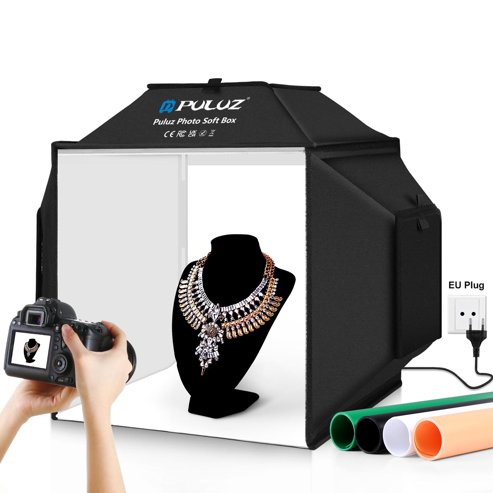 Photography Lighting And Backdrop Kits - Puluz 40cm dobrável 72w 5500k estúdio