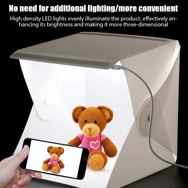 Photography Lighting And Backdrop Kits - Lightbox caixa de luz mini caixa