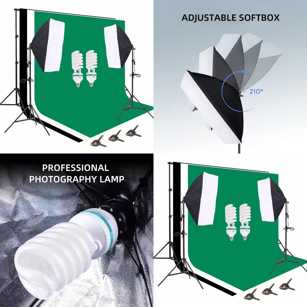 Photography Lighting And Backdrop Kits - Equipamento de Estúdio Fotográfico 2.6*3m, Suporte