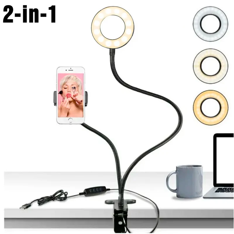 Photography Lighting Set Up - Suporte universal flexível para celular, com