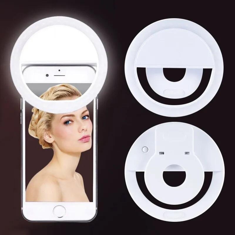 USB recarregável LED Selfie Ri - Photography Lighting Set Up avaliação e preço