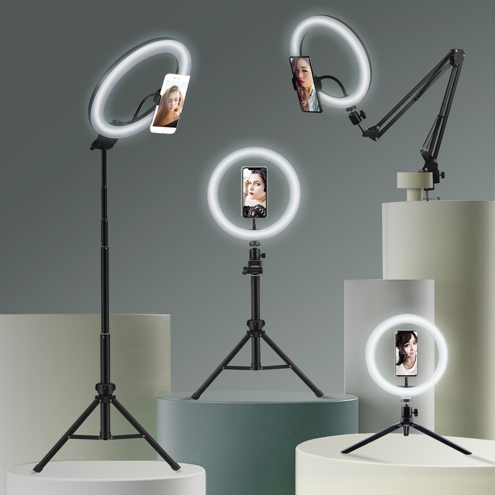 Anel luminoso led para câmera  - Photography Lighting Set Up avaliação e preço