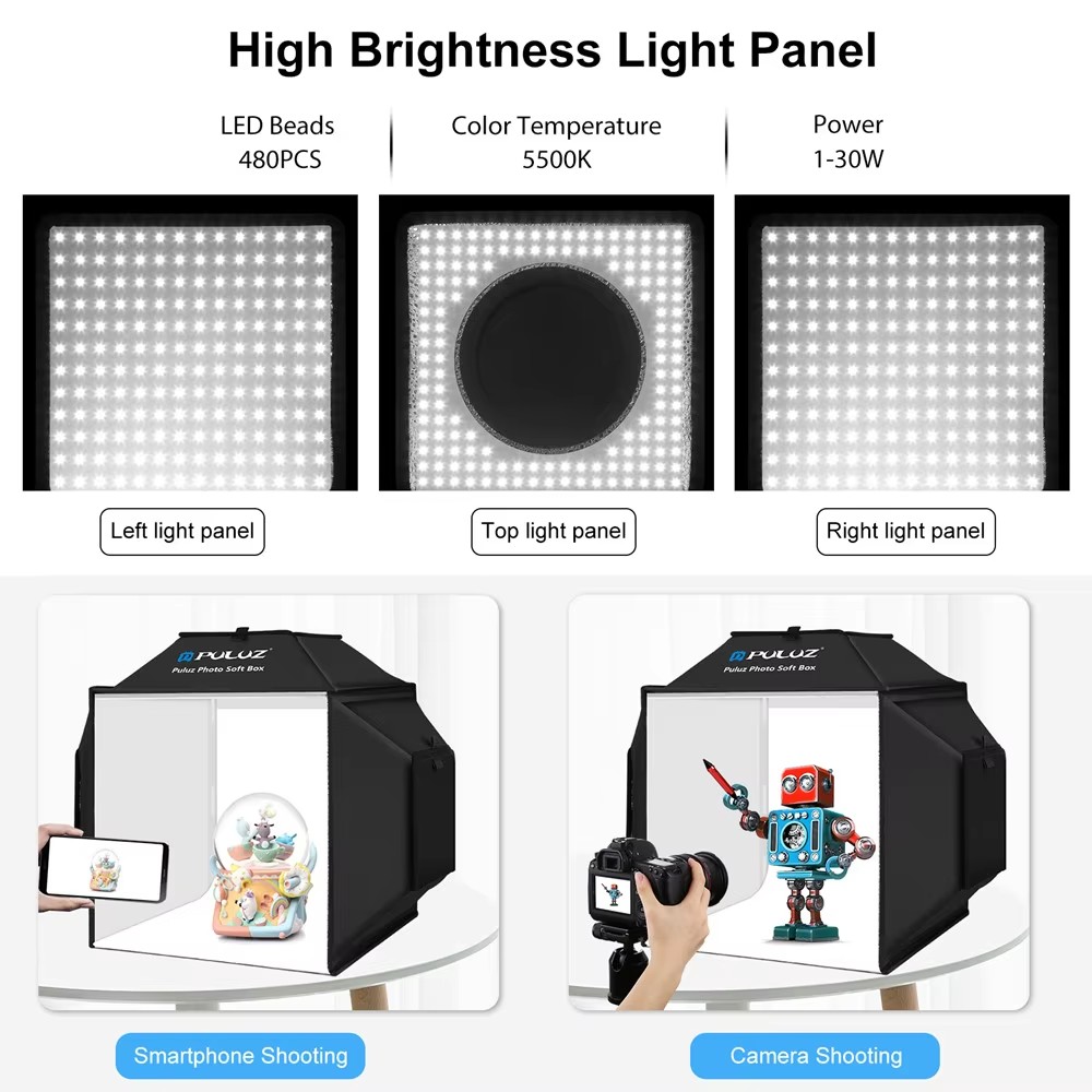 40cm dobrável fotografia estúd - Photography Lighting And Backdrop Kits avaliação e preço