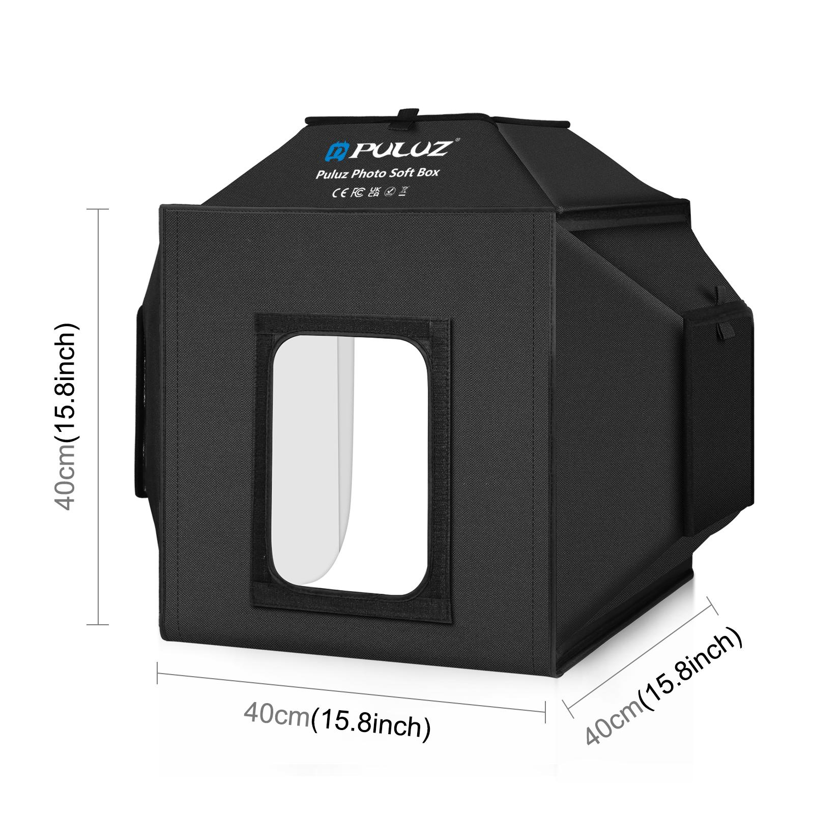 Puluz 40cm dobrável 72w 5500k  - Photography Lighting And Backdrop Kits avaliação e preço