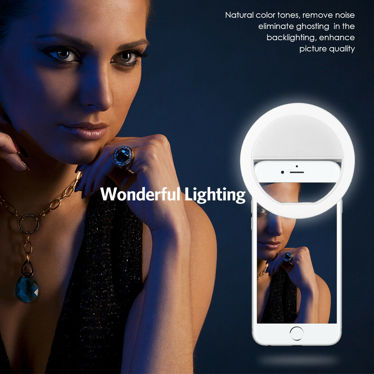 Anel de Luz LED para Selfie co - Photography Lighting Set Up avaliação e preço