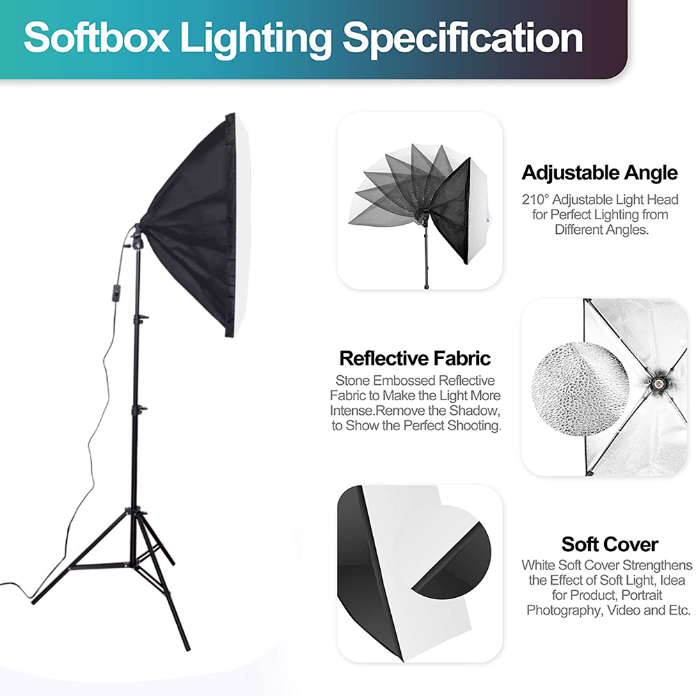 Conjunto econômico de equipame - Photography Lighting And Backdrop Kits avaliação e preço