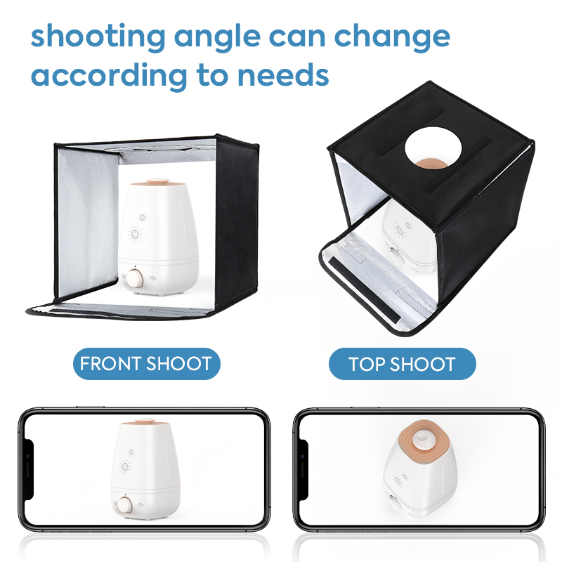 Caixa de luz dobrável para est - Photography Lighting And Backdrop Kits avaliação e preço