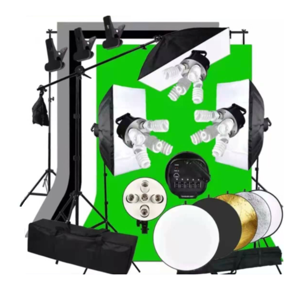 Kit Completo de Fotografia Gol - Photography Lighting And Backdrop Kits avaliação e preço