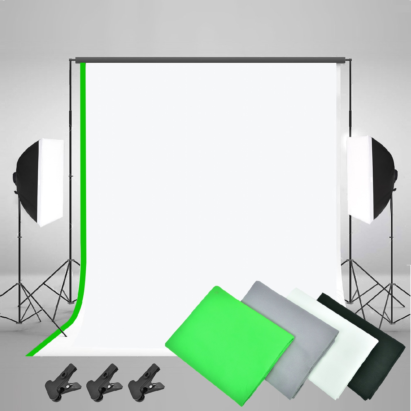Kit Completo de Fotografia Gol - Photography Lighting And Backdrop Kits avaliação e preço