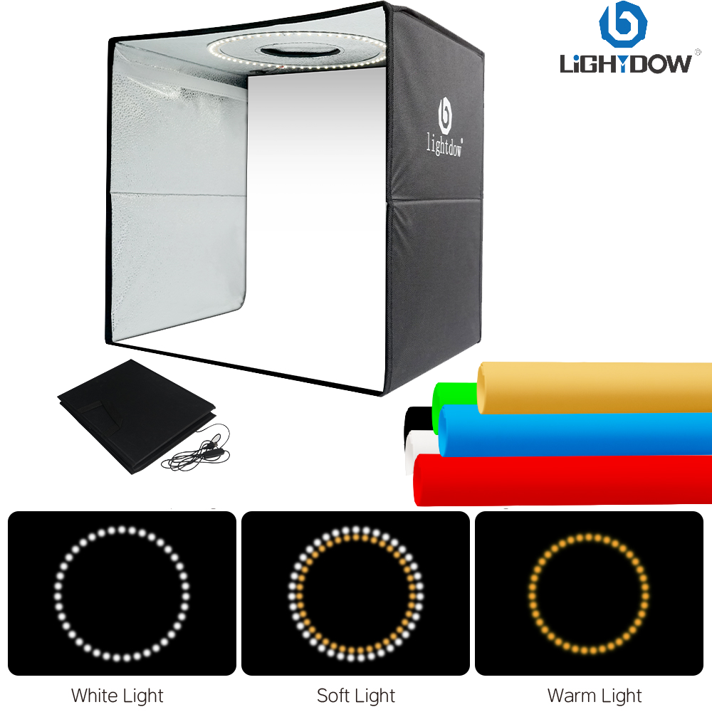 Lightdow Photo Studio Light Bo - Photography Lighting And Backdrop Kits avaliação e preço