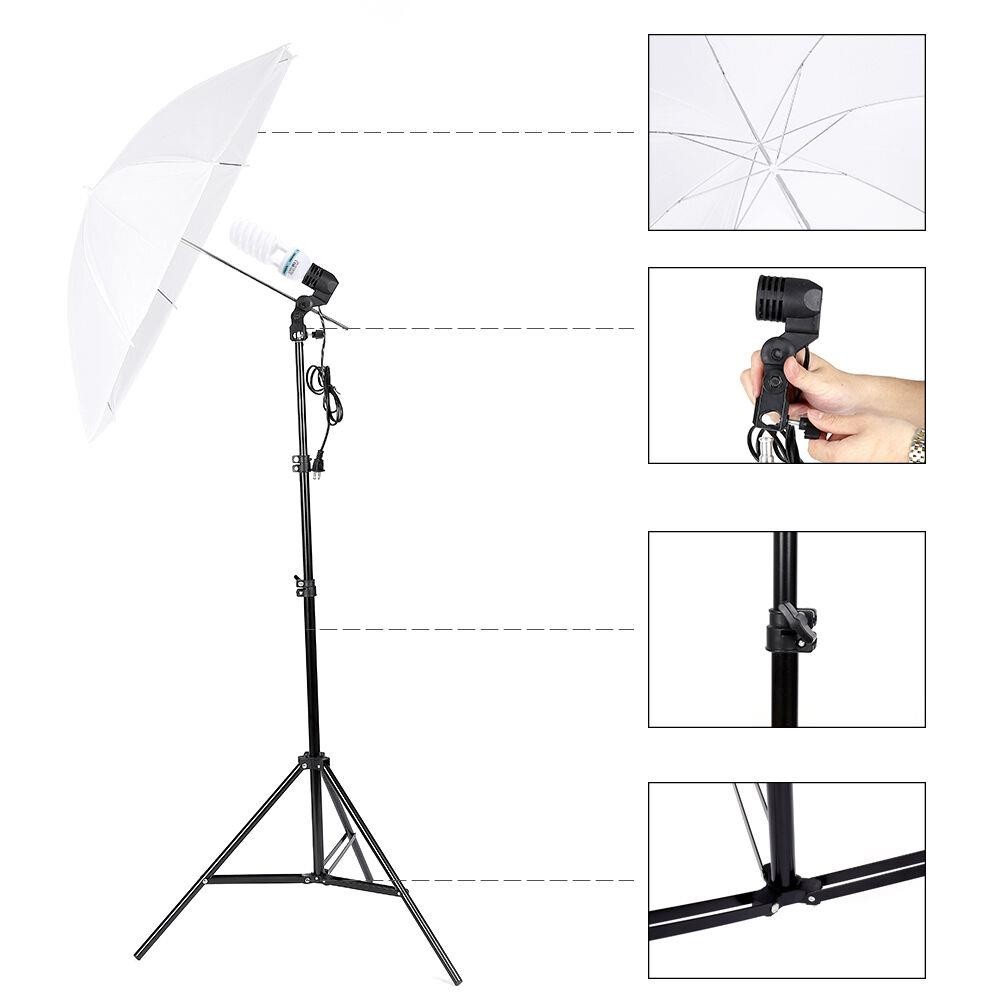 Kit de Iluminação para Estúdio - Photography Lighting And Backdrop Kits avaliação e preço